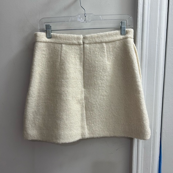 reformation 	 Brielle Skirt Color: Cream Size: 6 - Picture 2 of 4